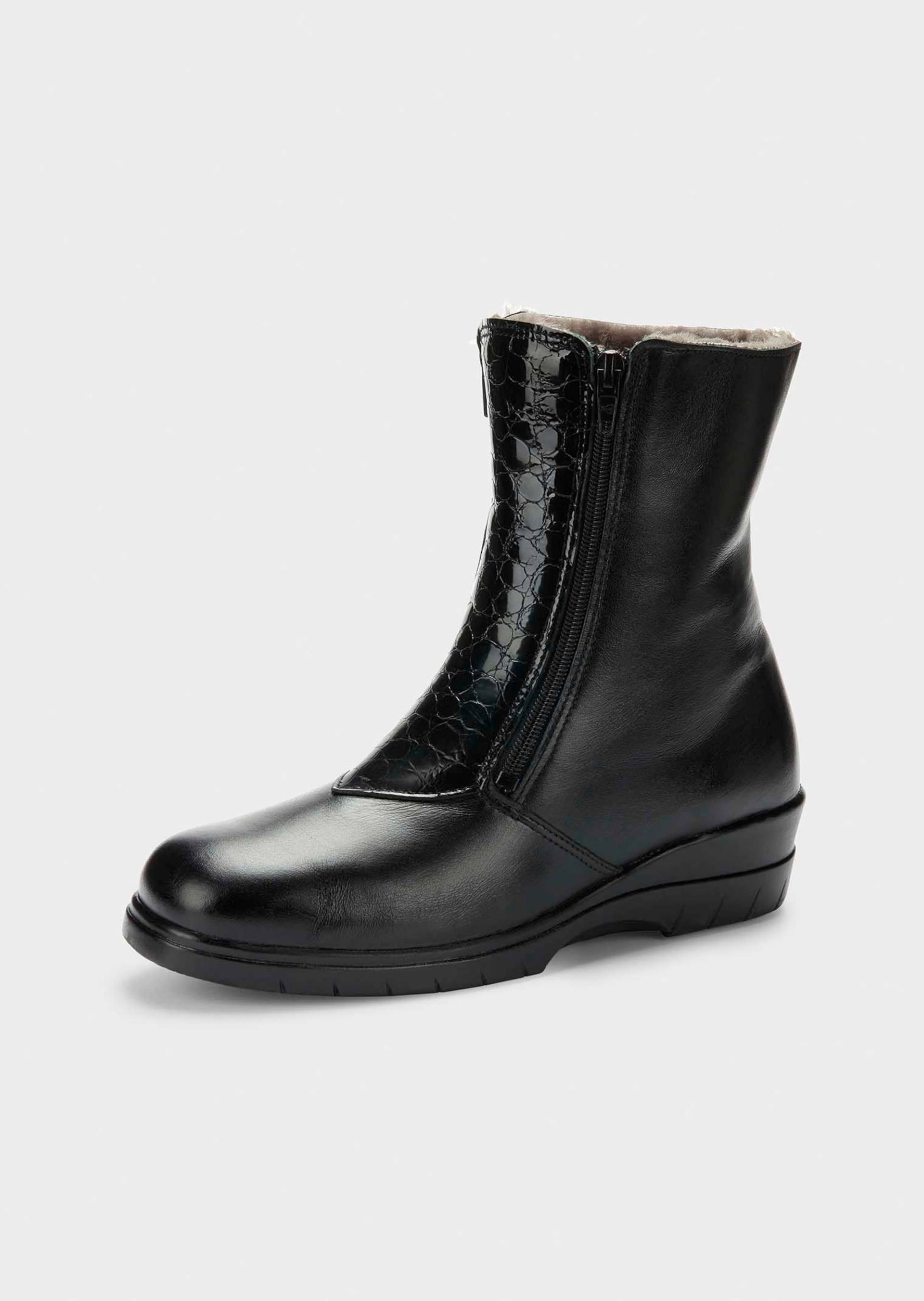 Winterstiefel aus Nappaleder - schwarz - Gr. 38 von Goldner Fashion von Goldner Fashion