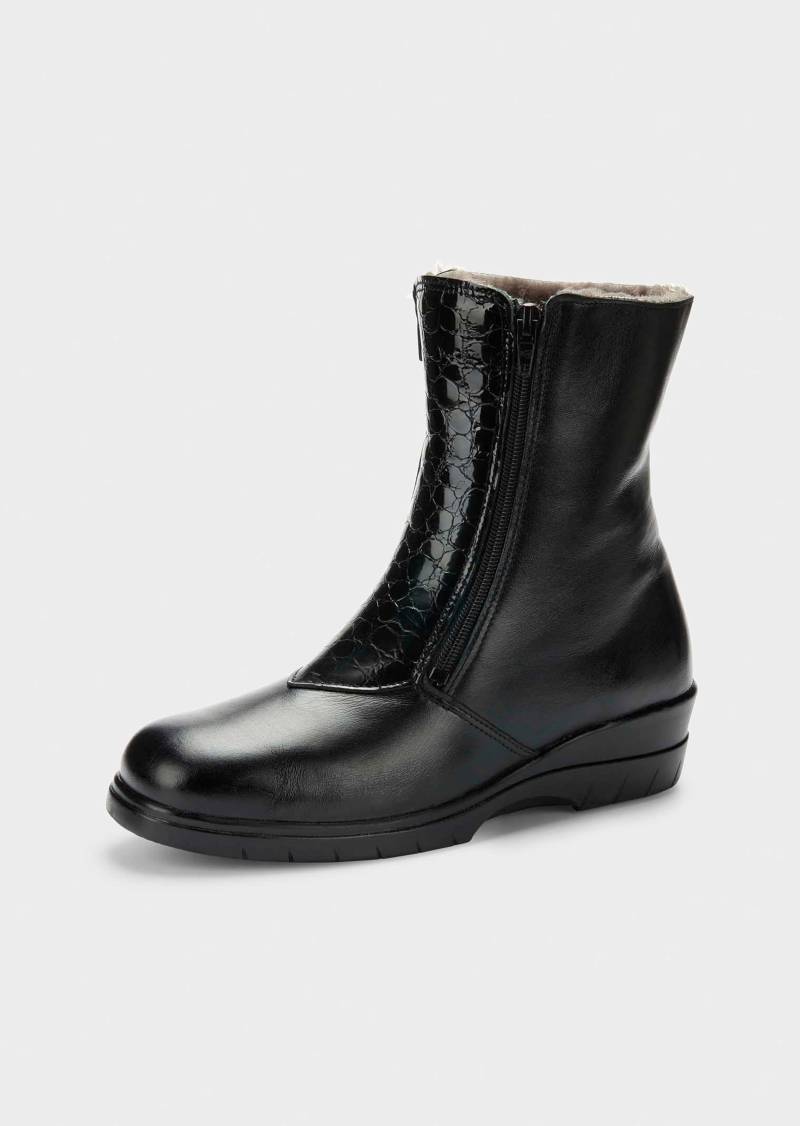 Winterstiefel aus Nappaleder - schwarz - Gr. 38 von Goldner Fashion von Goldner Fashion