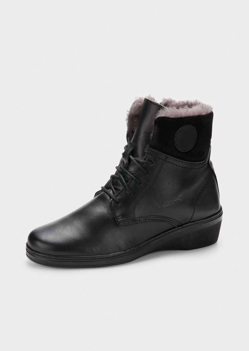 Winterstiefel mit Lammfell - schwarz - Gr. 41 von Goldner Fashion von Goldner Fashion