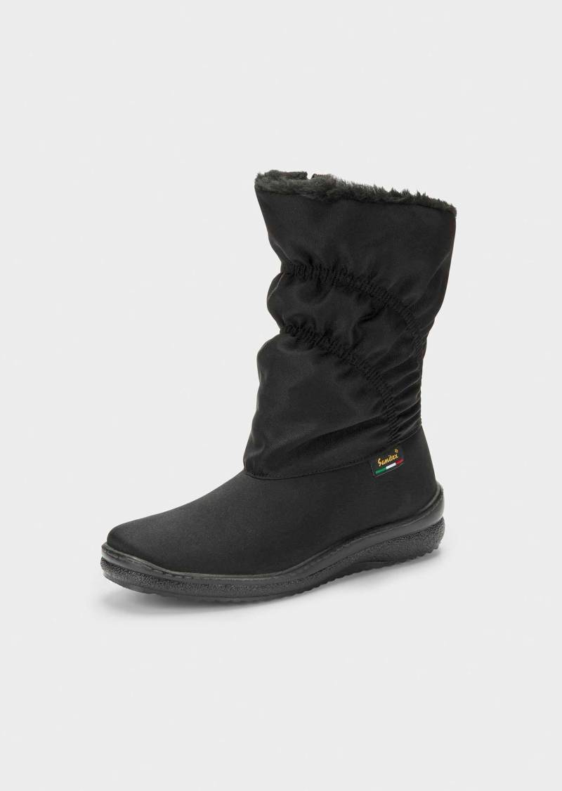 Gefütterte Winterstiefel mit Reißverschluss - schwarz - Gr. 38 von Goldner Fashion von Goldner Fashion