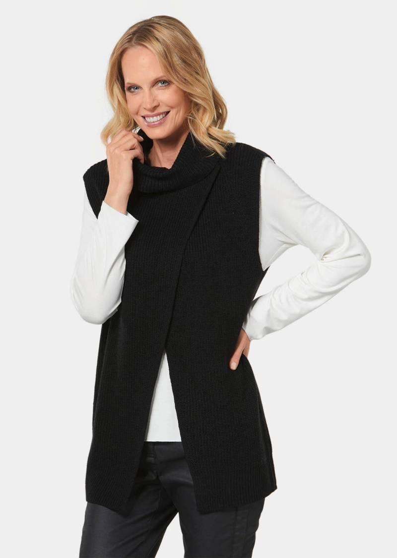 Zeitloser, kombistarker Pullunder - schwarz - Gr. 22 von Goldner Fashion von Goldner Fashion