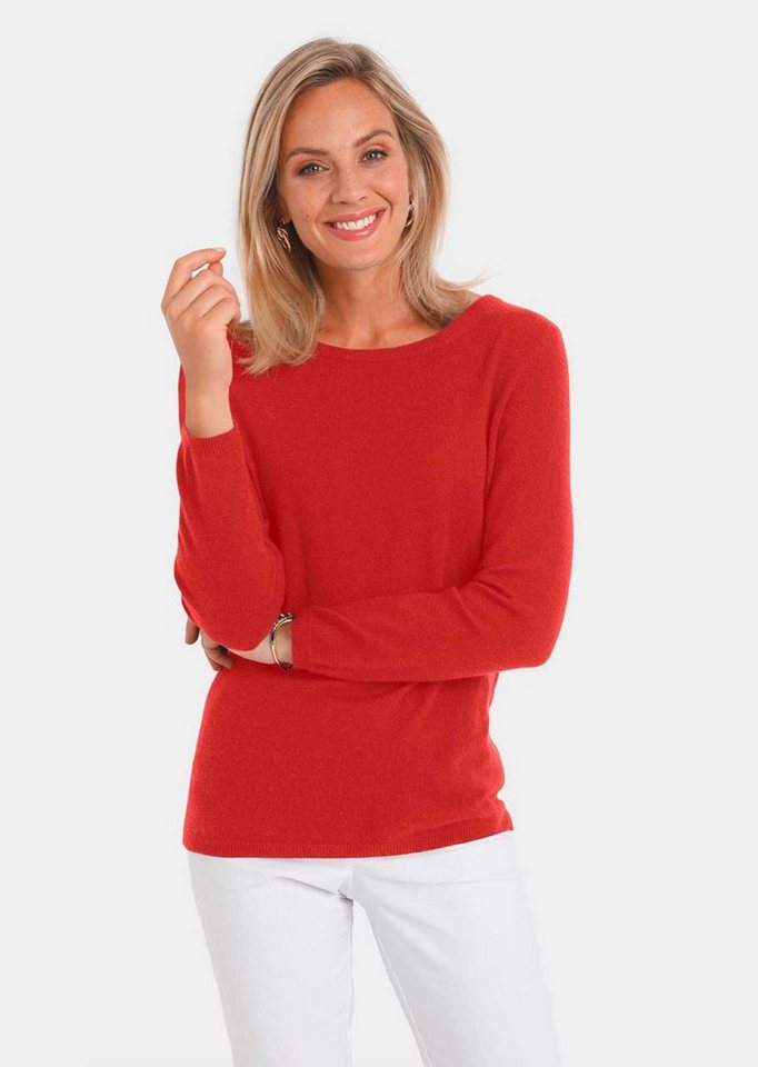 GOLDNER Strickpullover Kurzgröße: Kaschmirpullover mit U-Boot Ausschnitt GOLDNER Strickpullover Kurzgröße: Kaschmirpullover mit U-Boot Ausschnitt von GOLDNER