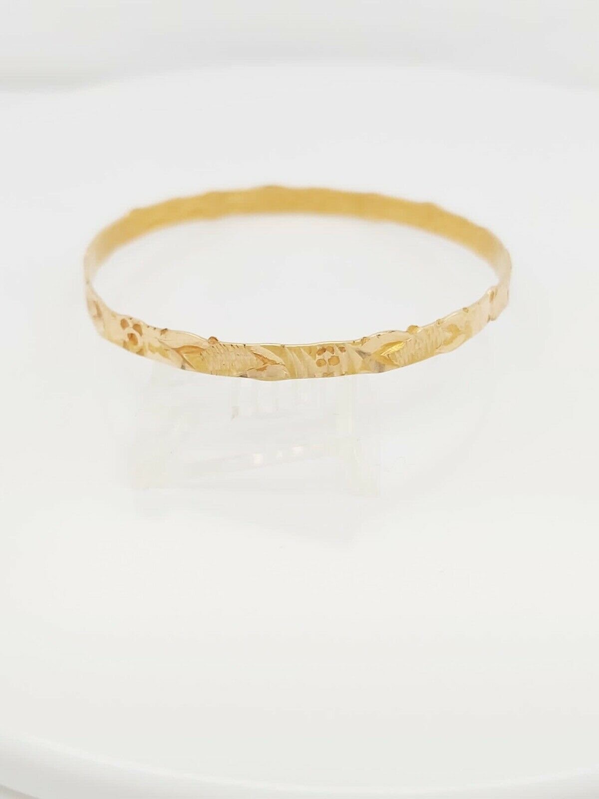 18K Gelbgold Vintage Baby Armreif von GoldofMilano