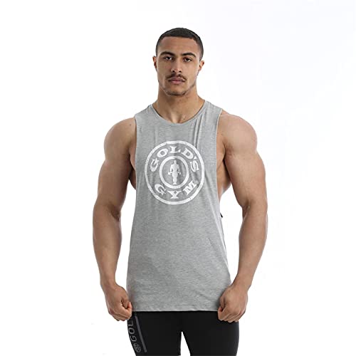 Gold's Gym Herren Gold’s Gym GGVST142 Mens GymSoft Vest Weste, grau, L von Gold's Gym