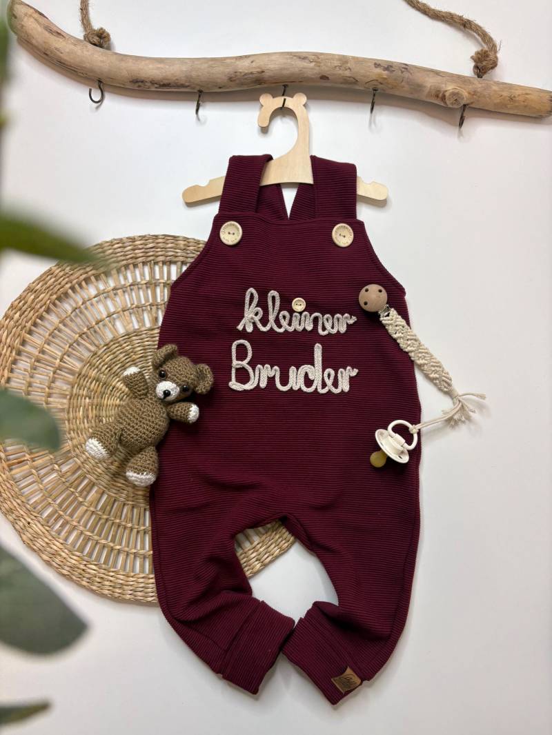 Latzhose Baby Kinder Mit Druckknöpfen Geschwister von GoldschatzCaroMade