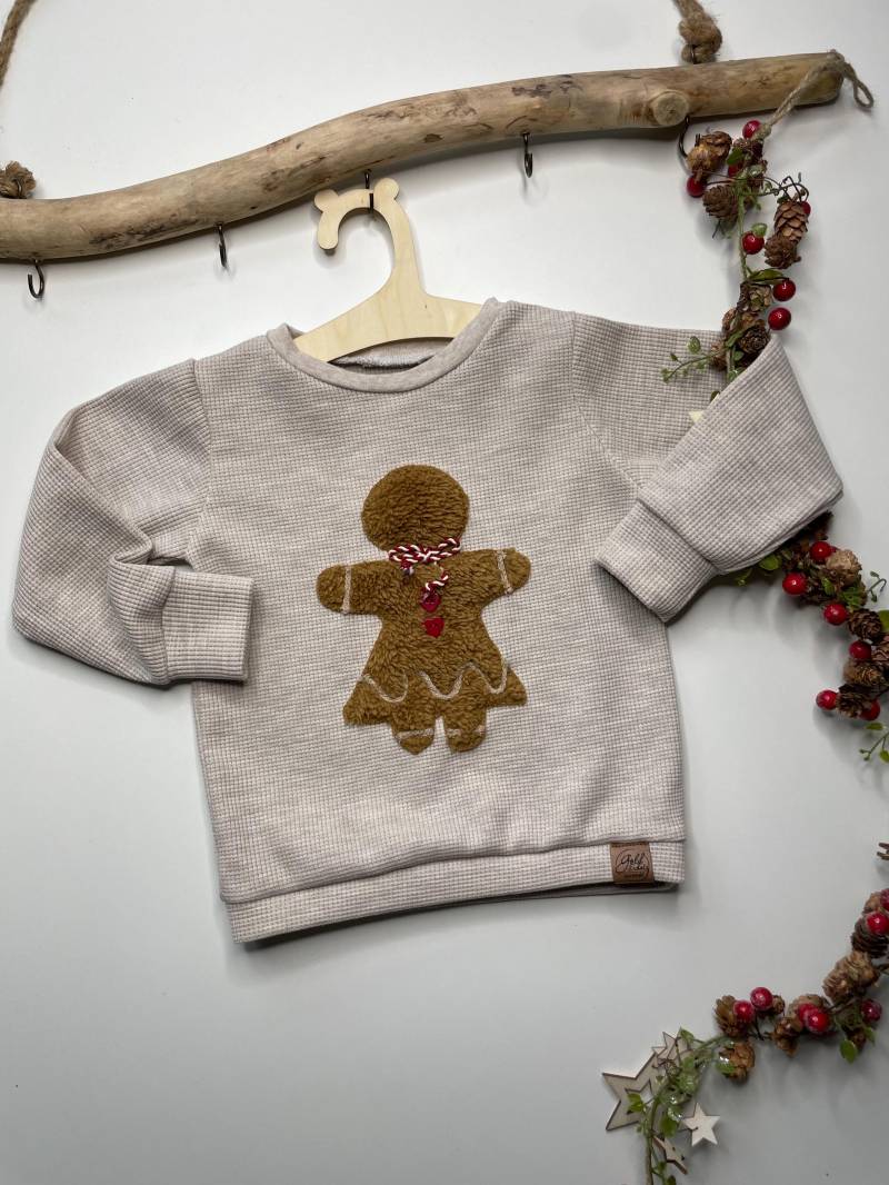 Weihnachten Weihnachtspulli Pulli Kinder Lebkuchenfrau Avent von GoldschatzCaroMade