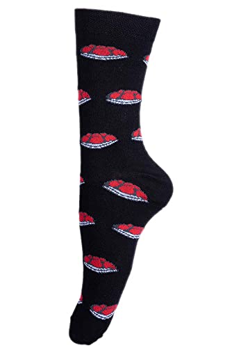 Goldschmidt Trachten Socken Bollenhut schwarz | Strümpfe lustig modern Schwarzwald | Geschenk Herren Damen Unisex (as3, Numeric, Numeric_43, Numeric_46) von Goldschmidt Trachten