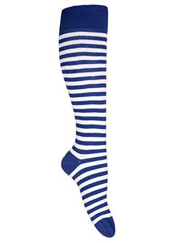 Goldschmidt Ringelstrümpfe | Klassische Ringelsocken für Erwachsene & Kinder | Hohe Qualität mit gekämmter Baumwolle (39/42, blau weiß) von Goldschmidt