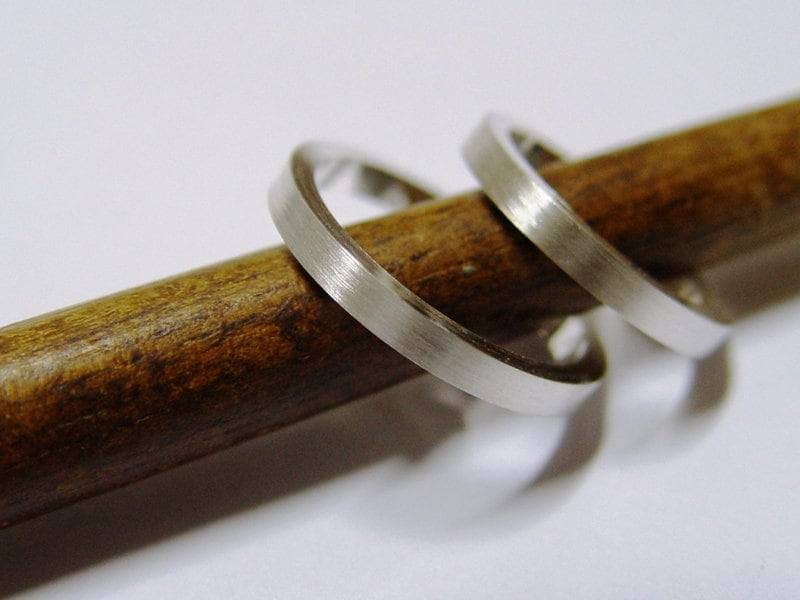 Eheringe/Partnerringe in Silber von GoldschmiedeDunder