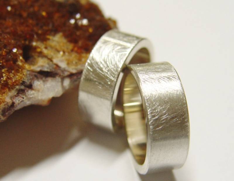 Eheringe in Silber von GoldschmiedeDunder