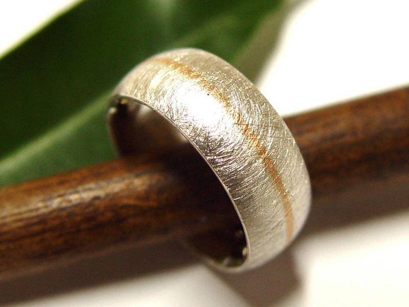 Ring in Silber Und Gold von GoldschmiedeDunder