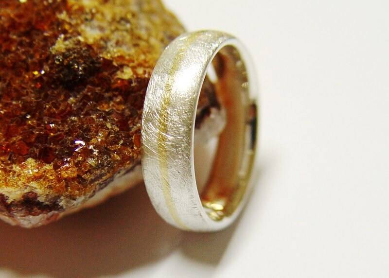 Trauring/Partnering in Silber Und Gold von GoldschmiedeDunder