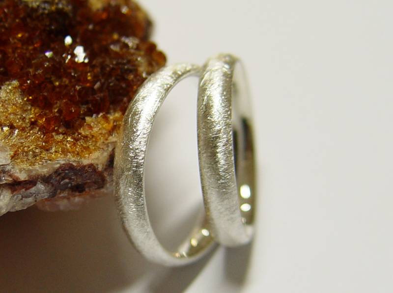 Trauringe/Partnerringe in Silber von GoldschmiedeDunder