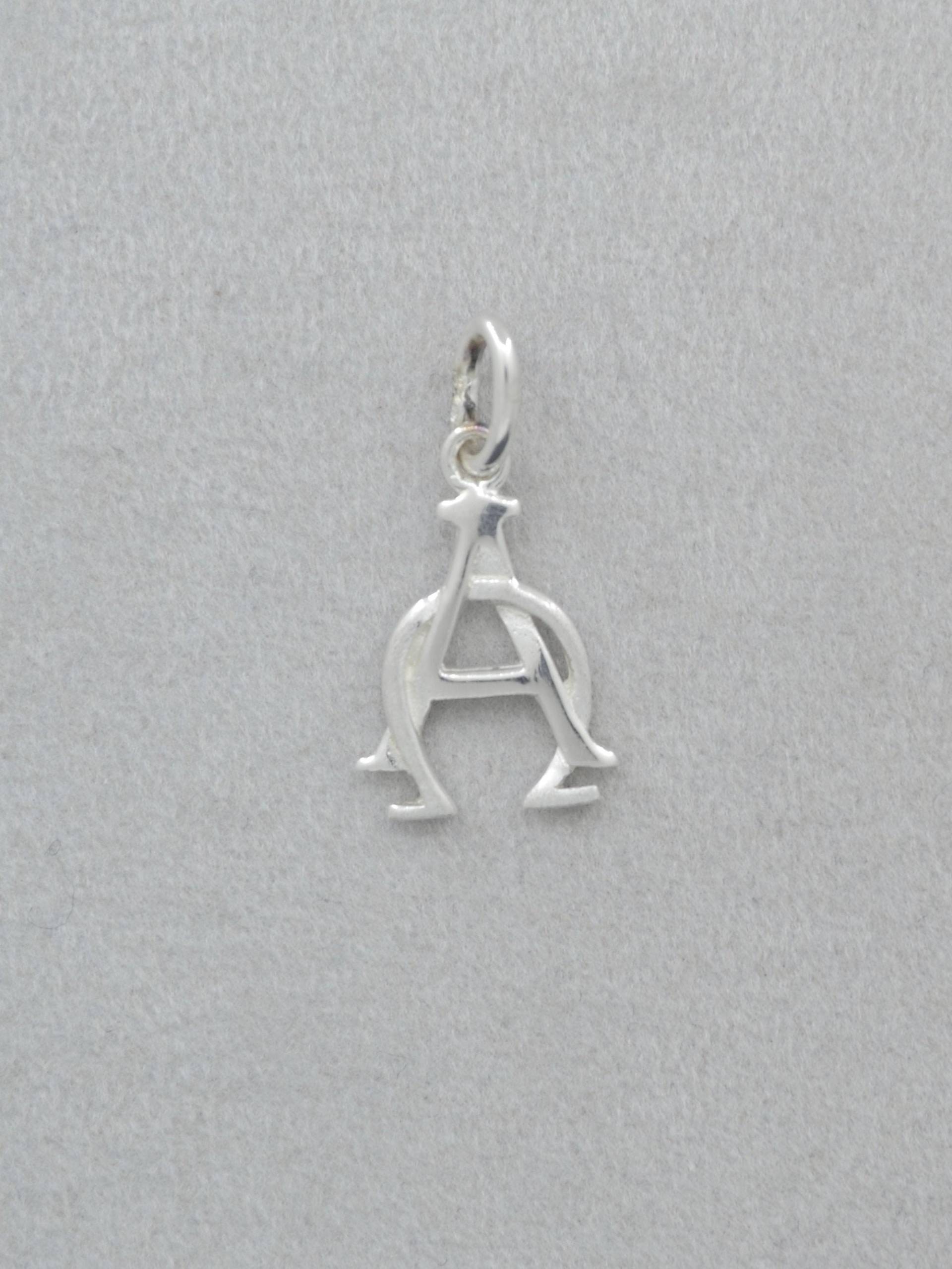 Alpha Und Omega-Symbol Als Anhänger, 925 Silber von GoldschmiedeGrunwald