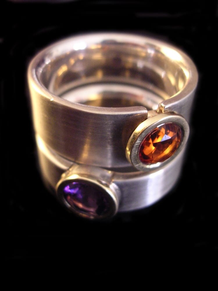 Citrinring, Unikatring Mit Madeiracitrin Citrinring, Unikatring Mit Madeiracitrin von GoldschmiedeHarlekin