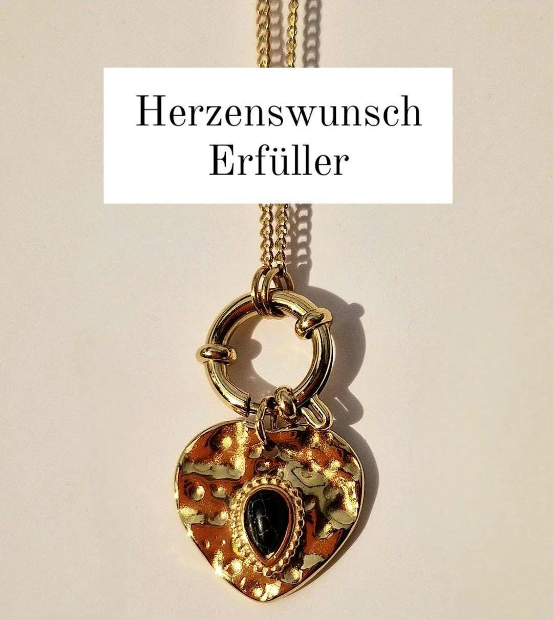 Manifestations Kette Herzenswunsch - Echtgold von GoldundKarma