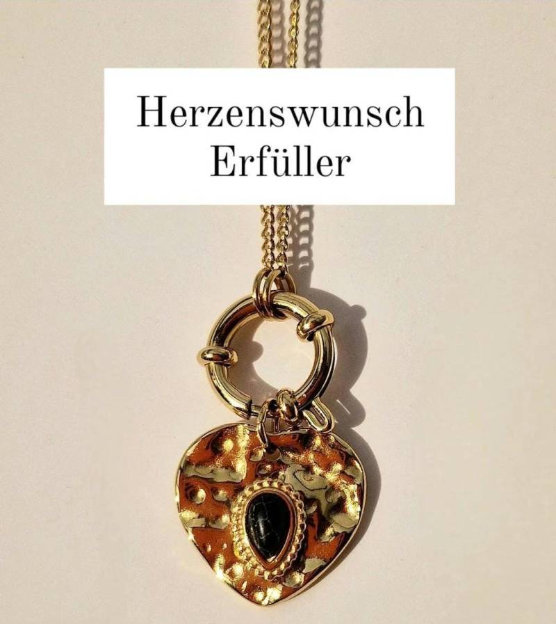 Manifestations Kette Herzenswunsch - Echtgold von GoldundKarma