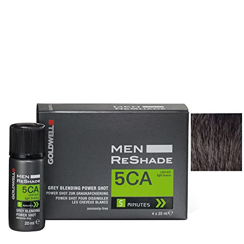 Goldwell Color Men ReShade 5CA Kalte Asche Hellbraun 4x20ml - Haarfarbe für Männer von Goldwell