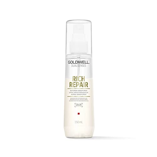 Goldwell Dualsenses Rich Repair Aufbau Serum Spray für trockenes und geschädigtes Haar, 150 ml, Unparfümiert von Goldwell