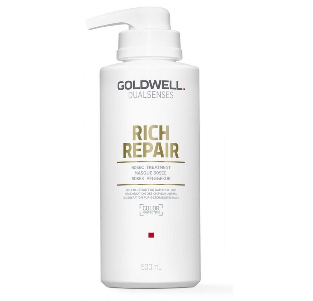 Goldwell Haarmaske Dualsenses Rich Repair 60sec Treatment 500ml Goldwell Haarmaske Dualsenses Rich Repair 60sec Treatment 500ml von Goldwell