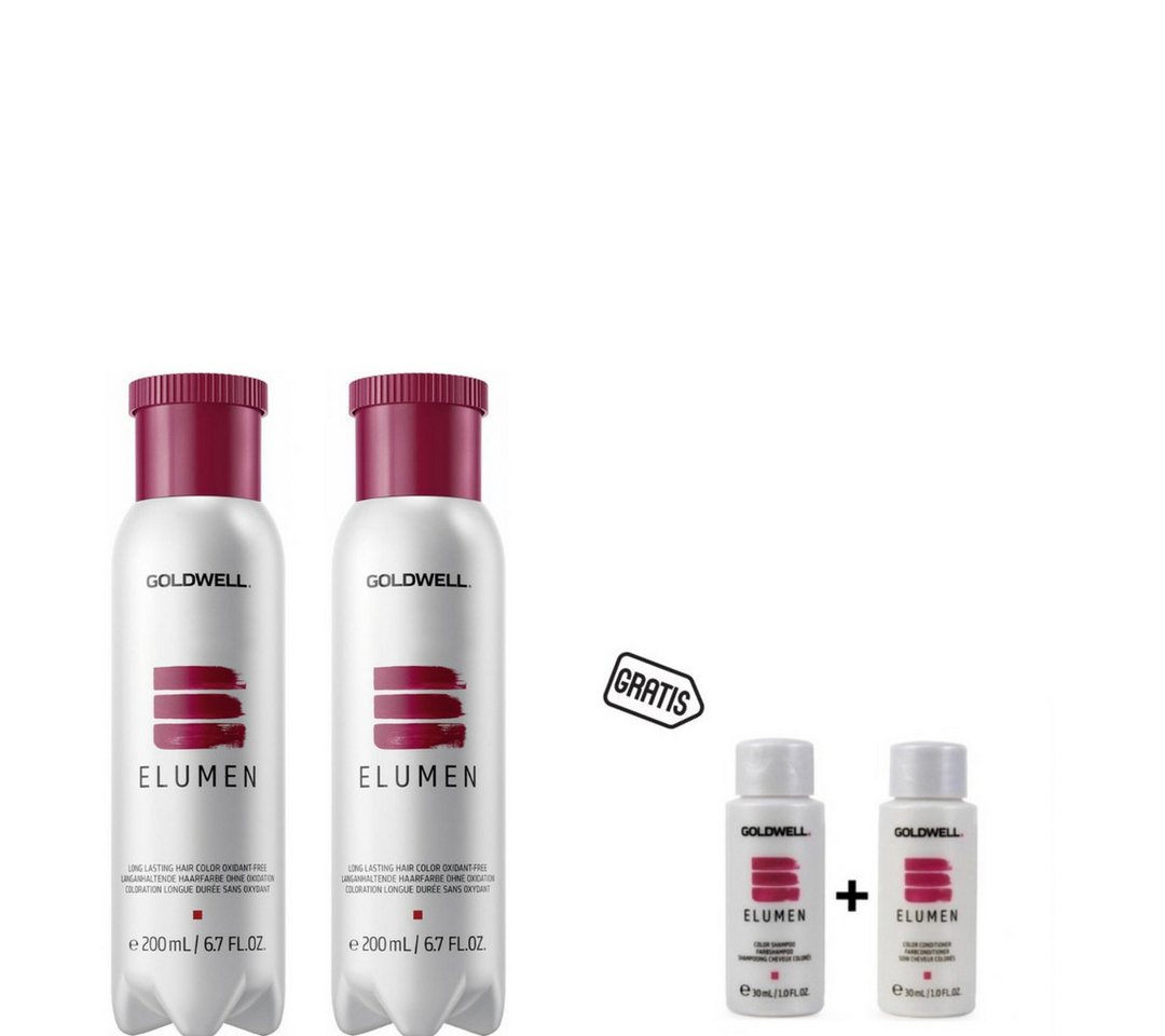 Goldwell Haarshampoo Goldwell Elumen VV@all 200 ml 2er Set + gratis Shampoo 30 ml & Condit Goldwell Haarshampoo Goldwell Elumen VV@all 200 ml 2er Set + gratis Shampoo 30 ml & Condit von Goldwell