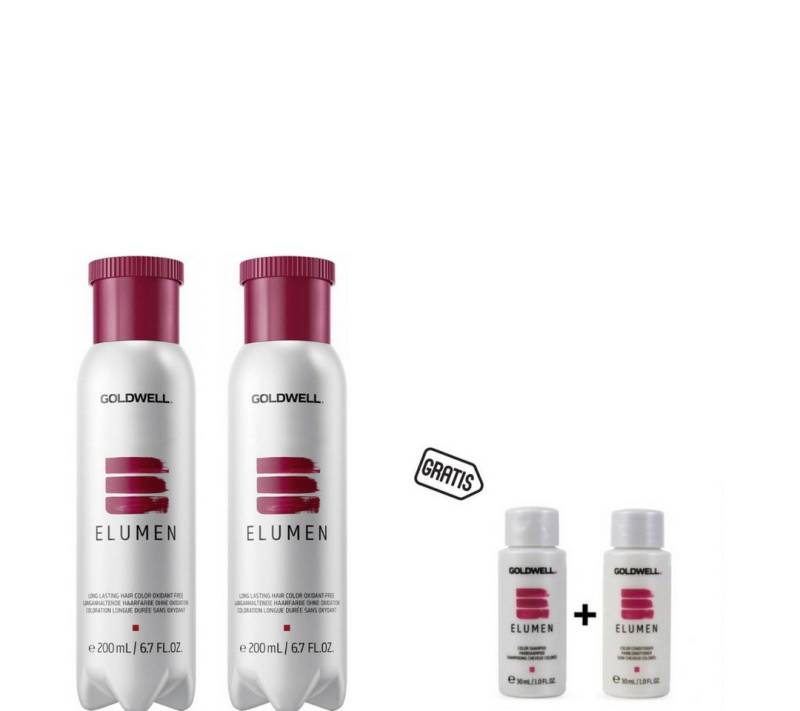 Goldwell Haarshampoo Goldwell Elumen YY@all 200 ml 2er Set + gratis Shampoo 30 ml & Condit von Goldwell