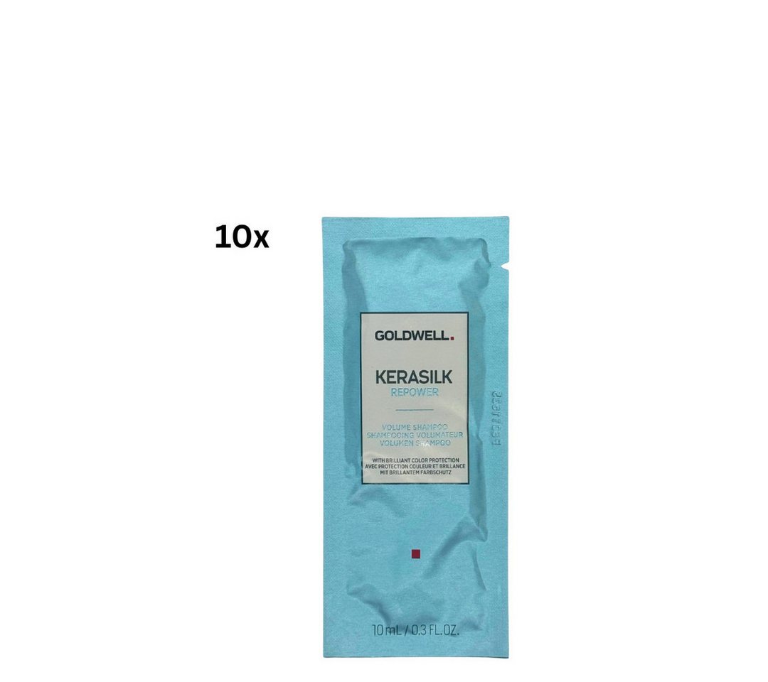Goldwell Haarshampoo Kerasilk Repower Volume Shampoo 10x10 ml = 100ml von Goldwell