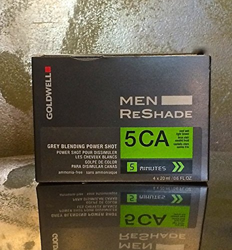 Goldwell for Men ReShade, Grey Blending Power Shot, 5CA ,Cool Ash Light Brown, Ammonia-free by Goldwell von Goldwell