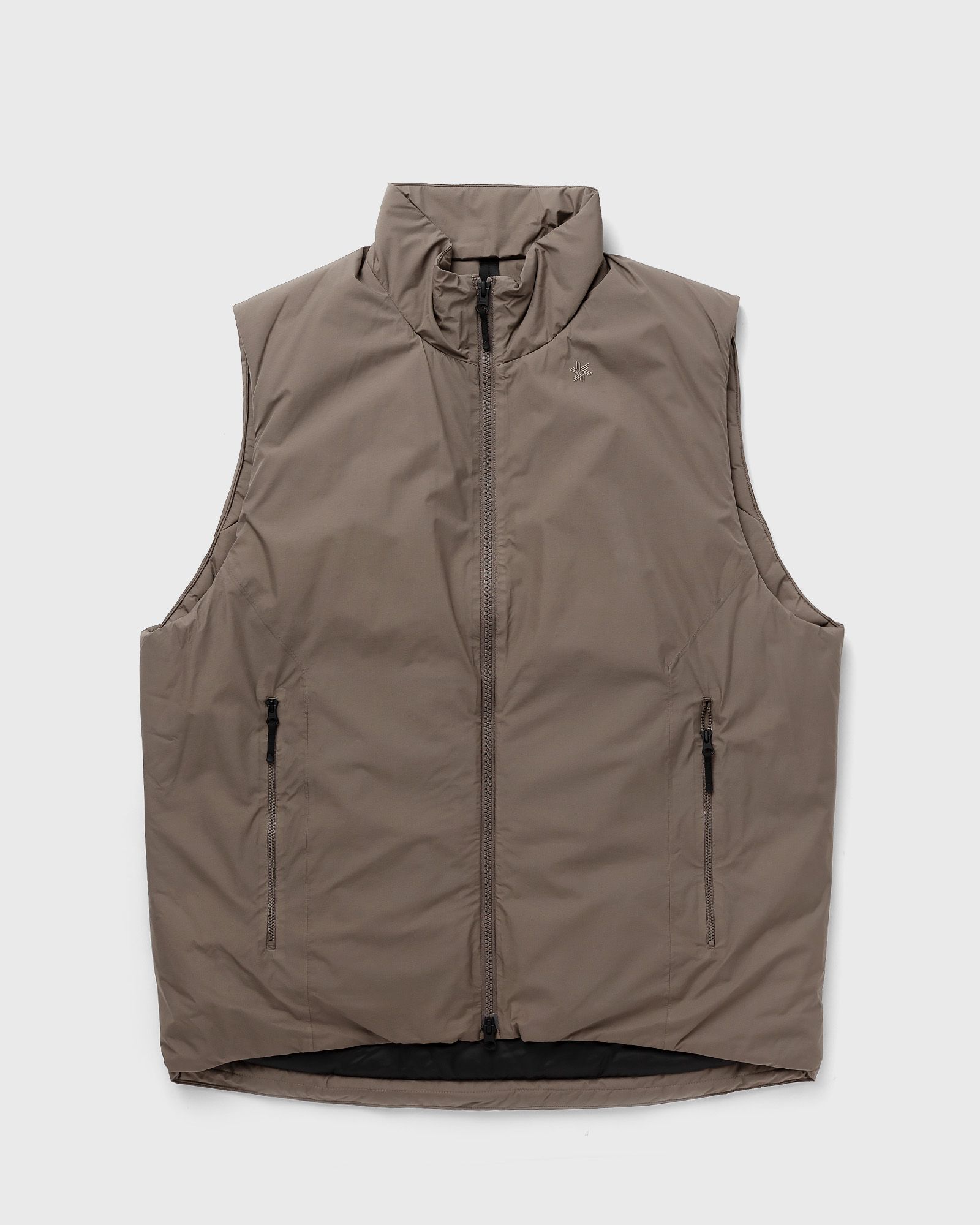 Goldwin GORE-TEX WINDSTOPPER Puffy Mil Vest men Vests grey in Größe:S von Goldwin