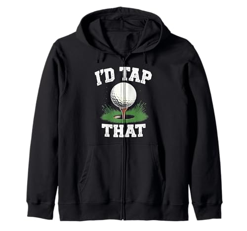 Lustiges Golf-Humor-Geschenk für Männer I'd Tap That Kapuzenjacke Lustiges Golf-Humor-Geschenk für Männer I'd Tap That Kapuzenjacke von Golf Dad Joke Apparel
