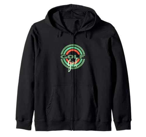 Golf Girl in modernen Kreisen Kapuzenjacke Golf Girl in modernen Kreisen Kapuzenjacke von Golf Girl Merch