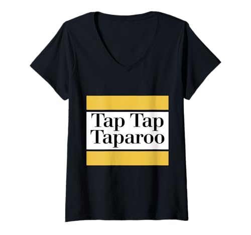 Damen Tippen Sie auf Tap Taparoo Golf lustige Männer Frauen T-Shirt mit V-Ausschnitt Damen Tippen Sie auf Tap Taparoo Golf lustige Männer Frauen T-Shirt mit V-Ausschnitt von Golf Humor Zitat Toparoo