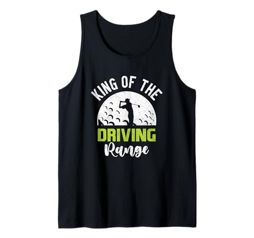 Herren Der Golfkönig der Driving Range Tank Top von Golf King Of The Driving Range