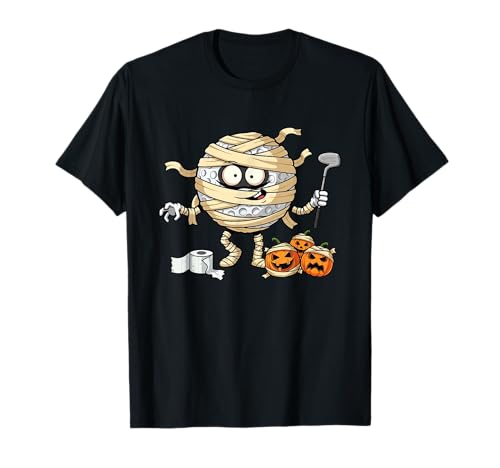 Lustiger Golf-Mama Kürbis Halloween Golfer Kinder Herren Damen T-Shirt von Golf Lovers Cute Halloween Outfits for Boy Girl