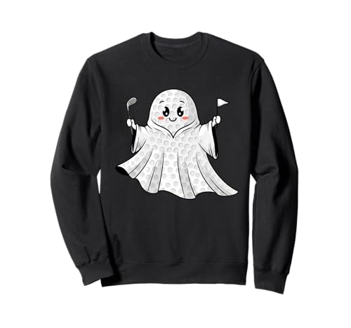 Lustiger Golfgeist Kürbis Boo Halloween Kinder Herren Damen Sweatshirt Lustiger Golfgeist Kürbis Boo Halloween Kinder Herren Damen Sweatshirt von Golf Lovers Golfer Halloween Ghost Pumpkin Outfits