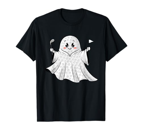 Lustiger Golfgeist Kürbis Boo Halloween Kinder Herren Damen T-Shirt Lustiger Golfgeist Kürbis Boo Halloween Kinder Herren Damen T-Shirt von Golf Lovers Golfer Halloween Ghost Pumpkin Outfits