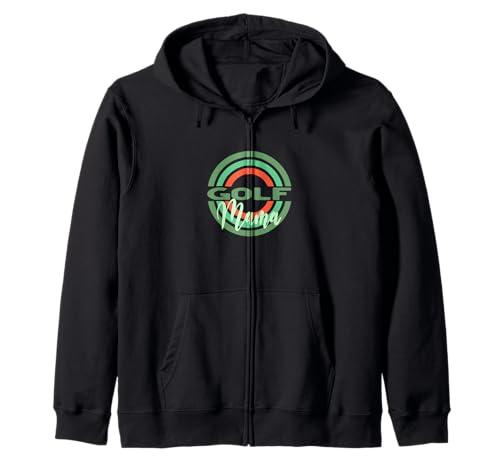 Golf Mama in modernen Kreisen Kapuzenjacke Golf Mama in modernen Kreisen Kapuzenjacke von Golf Mom Merch