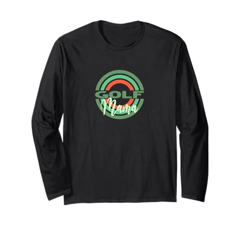 Golf Mama in modernen Kreisen Langarmshirt Golf Mama in modernen Kreisen Langarmshirt von Golf Mom Merch
