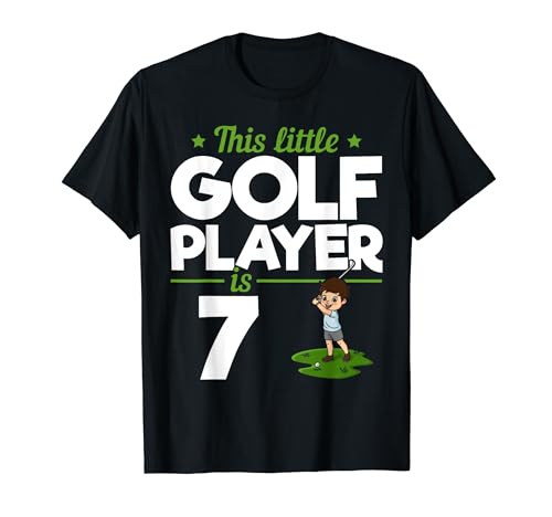 Dieser kleine Golfspieler ist 7 Jahre alt - Golfer Kinder Golf T-Shirt Dieser kleine Golfspieler ist 7 Jahre alt - Golfer Kinder Golf T-Shirt von Golf Player Golfer 7th Birthday Party