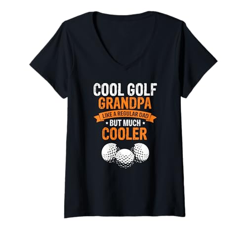 Damen Cooler Golf Opa als jeder Normale Vater T-Shirt mit V-Ausschnitt Damen Cooler Golf Opa als jeder Normale Vater T-Shirt mit V-Ausschnitt von Golfende Opas Club Humorvolle Legenden