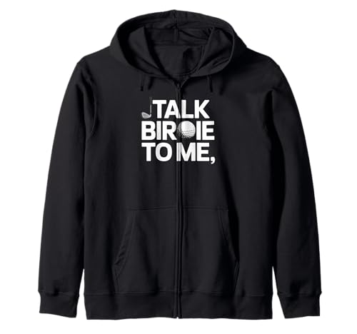 Talk Birdie To Me Lustiger Golfliebhaber Humor Sport Damen Herren Kapuzenjacke Talk Birdie To Me Lustiger Golfliebhaber Humor Sport Damen Herren Kapuzenjacke von Golfer Player Putt Course Game Hobby Friend Dad