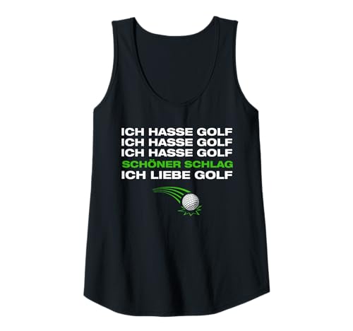 Damen Ich Liebe Golf lustiges Golf Golfen Golfer Tank Top Damen Ich Liebe Golf lustiges Golf Golfen Golfer Tank Top von Golfer Sprüche & lustige Golfspieler Outfits