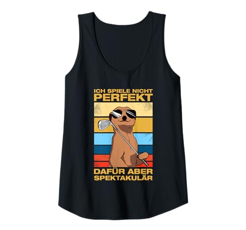 Damen Ich Spiele Nicht perfekt lustiges Golf Golfen Golfer Tank Top Damen Ich Spiele Nicht perfekt lustiges Golf Golfen Golfer Tank Top von Golfer Sprüche & lustige Golfspieler Outfits