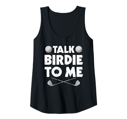 Damen Talk Birdie to me lustiges Golf Golfen Golfer Tank Top Damen Talk Birdie to me lustiges Golf Golfen Golfer Tank Top von Golfer Sprüche & lustige Golfspieler Outfits