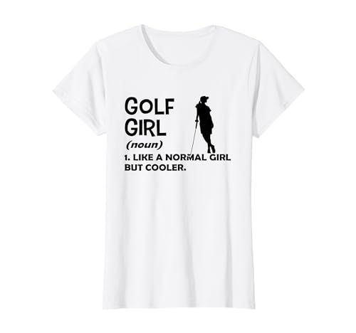 Golf-Mädchen wie ein normales Mädchen, aber cooler Golfspieler Golf T-Shirt Golf-Mädchen wie ein normales Mädchen, aber cooler Golfspieler Golf T-Shirt von Golfing Gift Idea For Golf Players Golfer Sport