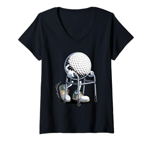 Damen Ruhestand Golfspieler Golfen Pensionierter Golfer T-Shirt mit V-Ausschnitt Damen Ruhestand Golfspieler Golfen Pensionierter Golfer T-Shirt mit V-Ausschnitt von Golfing Golf Golfer Gifts