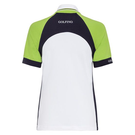 Golfino EH SHORT SLEEVE Halbarm Polo weiß von Golfino