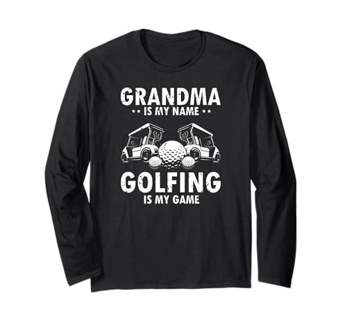 Oma Nennt Man Mich Golf Mein Revier Stolz Langarmshirt Oma Nennt Man Mich Golf Mein Revier Stolz Langarmshirt von Golfspielende Großmutter Mit Humor