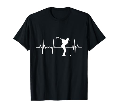 Golfspieler Herzschlag Golfer Outfit für Männer T-Shirt Golfspieler Herzschlag Golfer Outfit für Männer T-Shirt von Golfspieler Geschenke für Männer