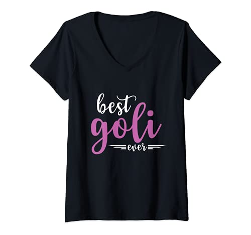 Damen Goli Geschenkidee Taufgoli Firmgoli Best Goli Ever T-Shirt mit V-Ausschnitt von Goli Geschenke